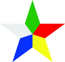 Symbol of Druze. Vector illustration