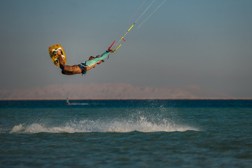 Kitesurfer In Action