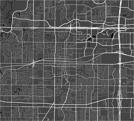map of the city of Arlington, Virginia, USA