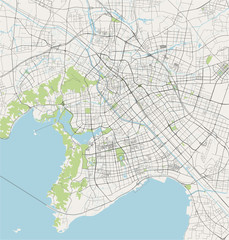 map of the city of Wuxi, China