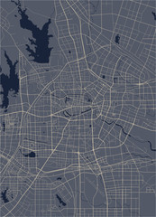 map of the city of Hefei, China