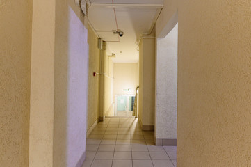 Russia, Moscow- September 10, 2019: interior room apartment public place, staircase