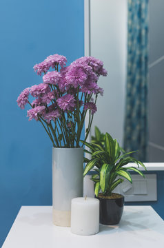 Flowers On A Nightstand