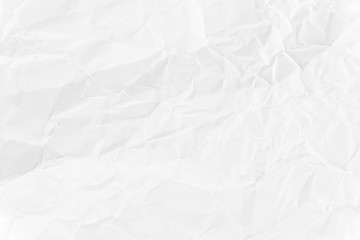 Paper texture Crumpled White.Top view.