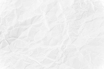 Paper texture Crumpled White.Top view.
