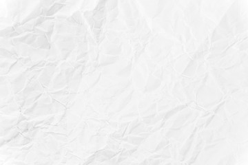 Paper texture Crumpled White.Top view.