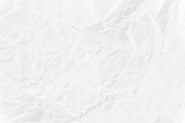 Paper texture Crumpled White.Top view.