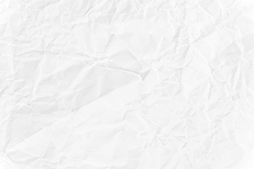 Paper texture Crumpled White.Top view.