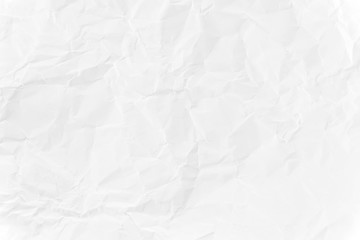 Paper texture Crumpled White.Top view.