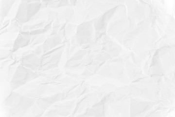 Paper texture Crumpled White.Top view.