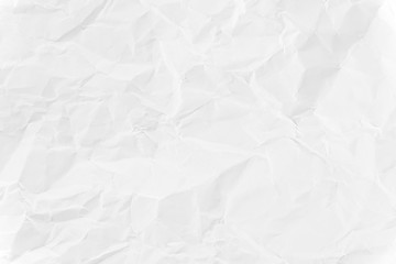 Paper texture Crumpled White.Top view.