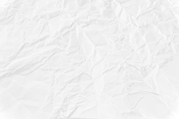 Paper texture Crumpled White.Top view.