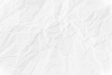 Paper texture Crumpled White.Top view.