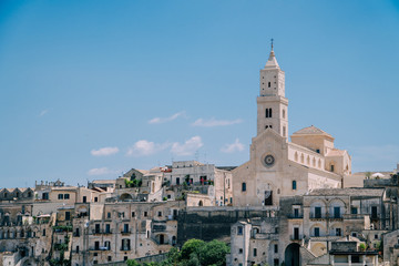Old church in the ancient city of Matera. Italy.