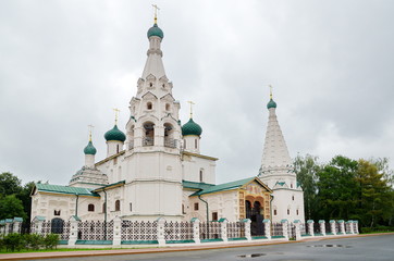 The Church of Elijah the Prophet on Sovetskaya square in Yaroslavl, Russia