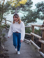 walk along the Mediterranean coast