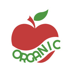 Organic icon. Flat style. Isolated on white background. 