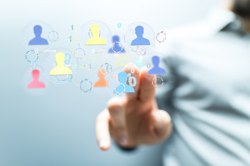 business, people, communication, social network and technology concept