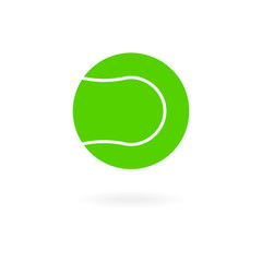 ball tennis white sport design icon vector illustration eps 10