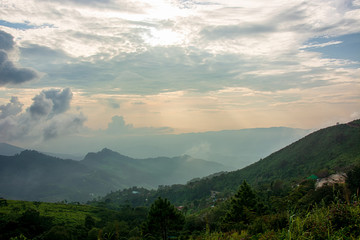 Fototapeta premium Viewpoint Doi Pha Tang Noen 104, Chiangrai Province,Thailand.