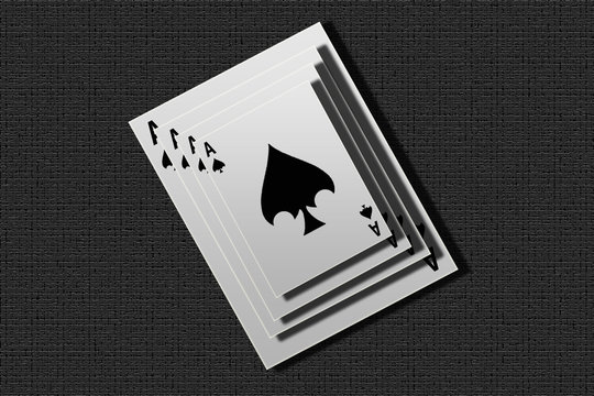 Ace spades parament background