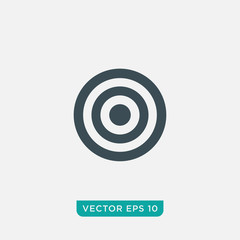 Target Icon Design, Vector EPS10