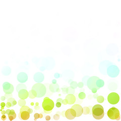 Bubbles Circle Dots Unique Colorful Bright Vector Background