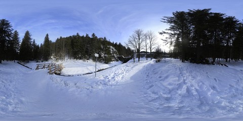 Winter Landscape HDRI Panorama
