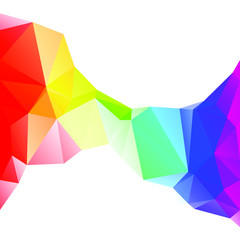 Colorful Polygonal Mosaic Background, Creative Design Templates