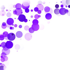 Bubbles Circle Dots Unique Purple Bright Vector Background