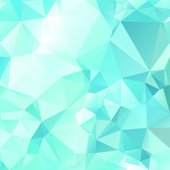 Blue Polygonal Mosaic Background, Creative Design Templates