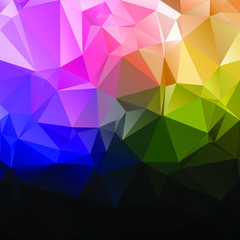 Colorful Polygonal Mosaic Background, Creative Design Templates