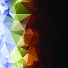 Colorful Polygonal Mosaic Background, Creative Design Templates