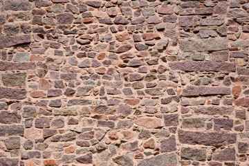 Fort Granite Rock Ruins/peeled Wall Texture Background Image