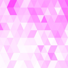 Obraz premium Pink Polygonal Mosaic Background, Creative Design Templates