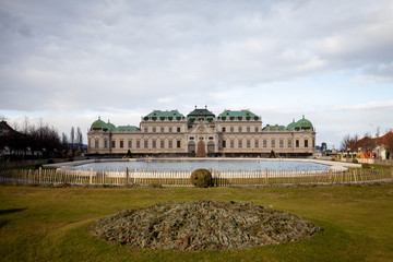 Obraz premium Belvedere Palace, Vienna, Austria