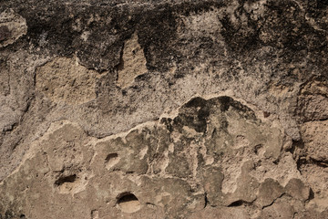 Old Ruins Cement Peeled Wall Texture Background Image