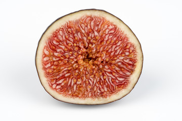Cuted fig fruit