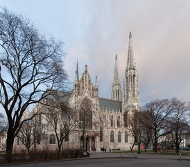 Votivkirche (Votive Church), neo-Gothic church Vienna, Austria