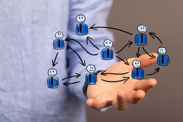 Digital Network and data concept.