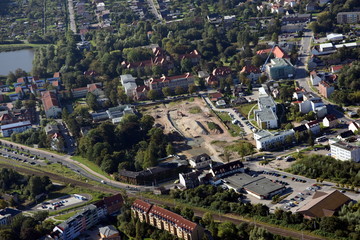 Greifswald, Fettenvorstadt mit Botanischem Garten