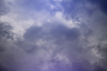 drak Sky clouds before rain