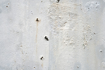 Background wall color peeling lichen stains