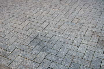 Texture of gray paving slabs for background