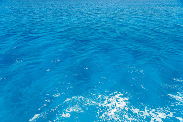 Egypt, Red Sea, blue clear water, horizon.