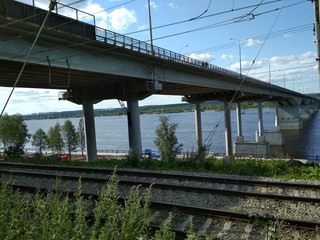 Fototapeta premium bridge over the river