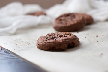brownie cookies with chocolate chips
