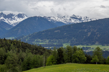 Fototapeta na wymiar Beautiful landscape. Seefeld, Tyrol, Austria