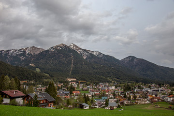 Fototapeta na wymiar Beautiful landscape. Seefeld, Tyrol, Austria