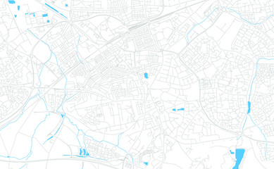 Swindon, England bright vector map